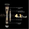 Beautiflame 4 in 1 Foundation, Powder, Eyeshadow Blending and Flat Brush Pack of 1.