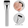 Professional Silvery Foundation Brushes -Soft Application For Flawless Makeup (Pack of 1)