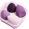 4 Pcs Make Up Sponges Set Beauty Sponge Blender for Liquid, Powder, BB Cream .
