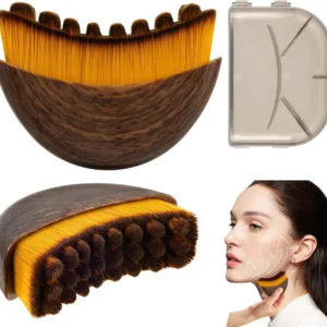 Face Brush for Sculpting Jawline Chin Neck Facial drainage massager.
