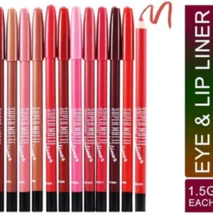 MN Me Now Super Matte Lip Liner and Eyeliner Pencil (Set of 12)