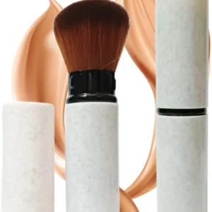 Top Kabuki Foundation Brush Makeup Brushes for Liquid, Cream, Blending Brush .