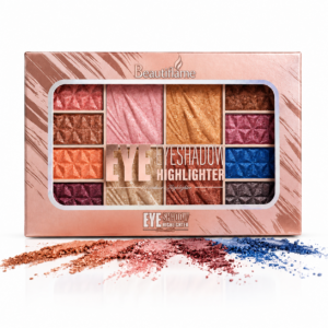 12 Shade Eyeshadow Highlighter Palette Shimmer Long Lasting Makeup Highlighter (Shade-2)