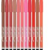 Pencil Lipliner Set Waterproof & Smudgeproof Multicolor Lipliner 12pcs (Multicolor)