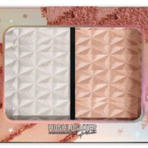 2 Colour High Shining Highlighter Palette Highlighter (Shade1)
