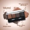 Professional Brow Powder Kit | 4 Shades + Applicator Brush | Natural Finish