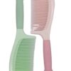 Professional Hair Brush Comb for Long Straight Hair Pink Green