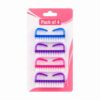 4pcs Nail Scrub Brush Nail Brush Professional Prime Cleaning Brush (Multicolour)
