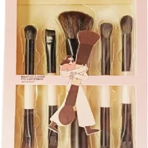Makeup Brush 5 Pieces Set with Double Ended Face for Foundation Powder Brush (Pack of 5)