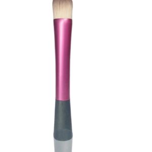 Professional Cosmetic Foundation Makeup Face Blush & Powder Brush Pink (Pack of 1) Multicolore