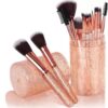Shiny 12 Pcs Makeup Brush Foundation Blusher Eyeshadow