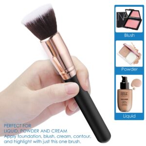 Multipurpose Kabuki Face Brush For Foundation, Contour & Blush
